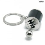 Metal Alloy 6-Speed Gear Shift Gearbox Key Ring Keyring Keychain Gifts YSK01 - Image 6
