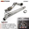 EPDPMK7_2 EPMAN Car Exhaust Downpipe For VW Golf MK7 Jetta Audi A3 Skoda Kodiaq Mk1 MQB 2.5inch EA211 1.4T Engine Racing Catless Down Pipes EPDPMK7